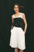 Crepe Bermuda Short