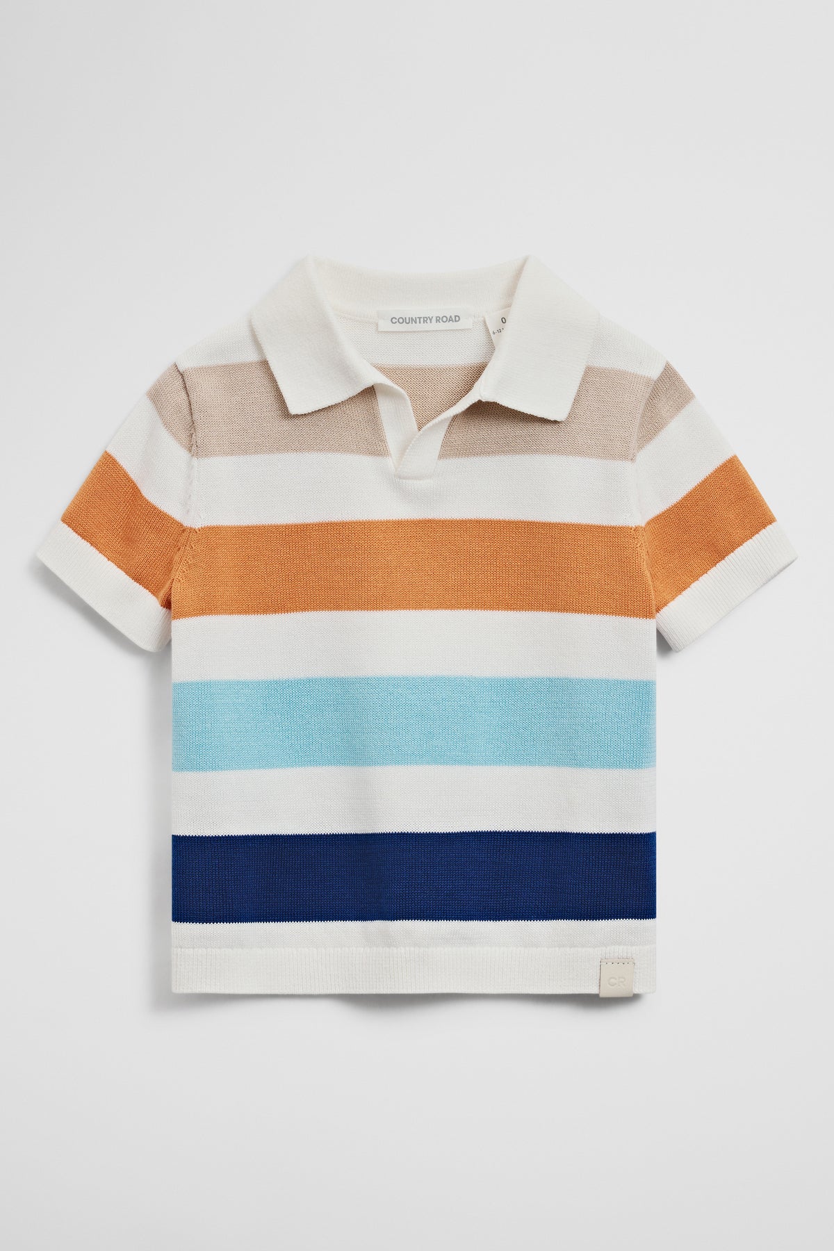 Stripe Knit Polo