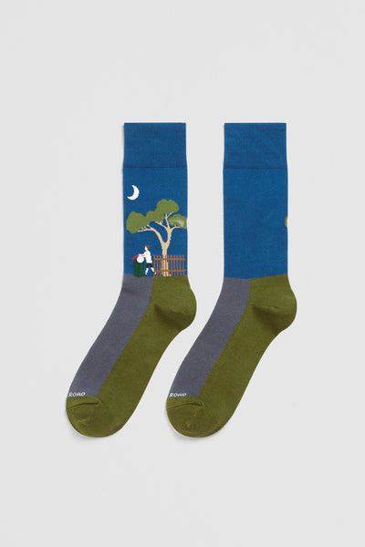 Asutralian Cotton Blend Bin Night Sock