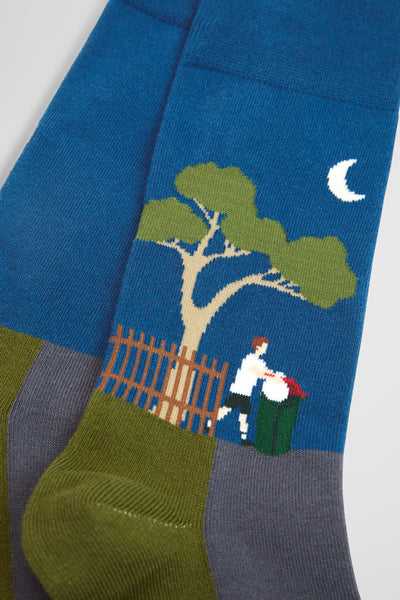 Asutralian Cotton Blend Bin Night Sock
