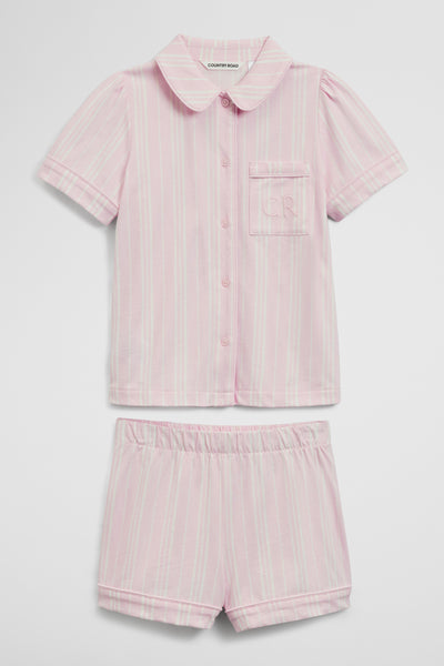 Short Sleeve Button Through Sleep Set