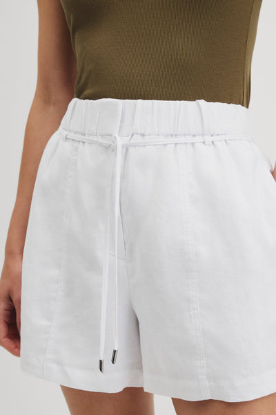 Pull On Linen Short