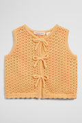 Sleeveless Scallop Knit Top