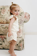 Pull On Embroidered Short