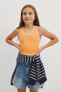 Teen Sleeveless Rib Tank