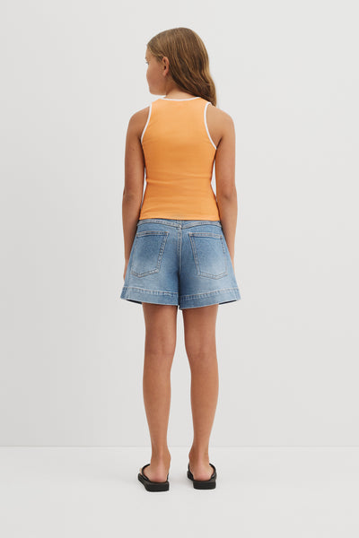 Teen Sleeveless Rib Tank