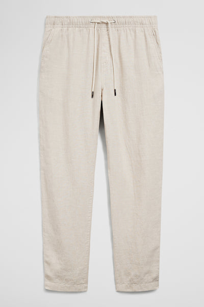 Relaxed Fit Linen Drawcord Pant
