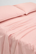 Brae Australian Cotton Stripe King Flat Sheet