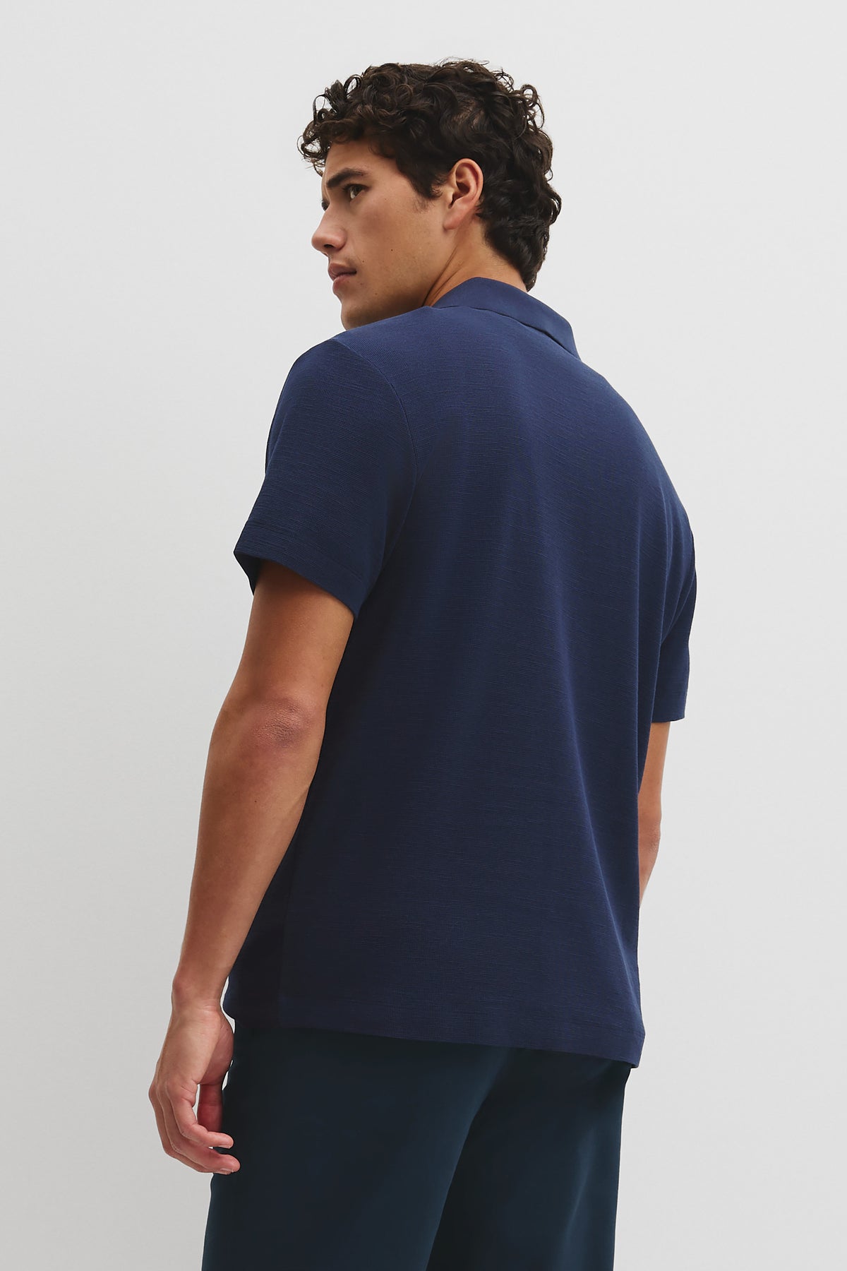 Short Sleeve Waffle Trophy Polo