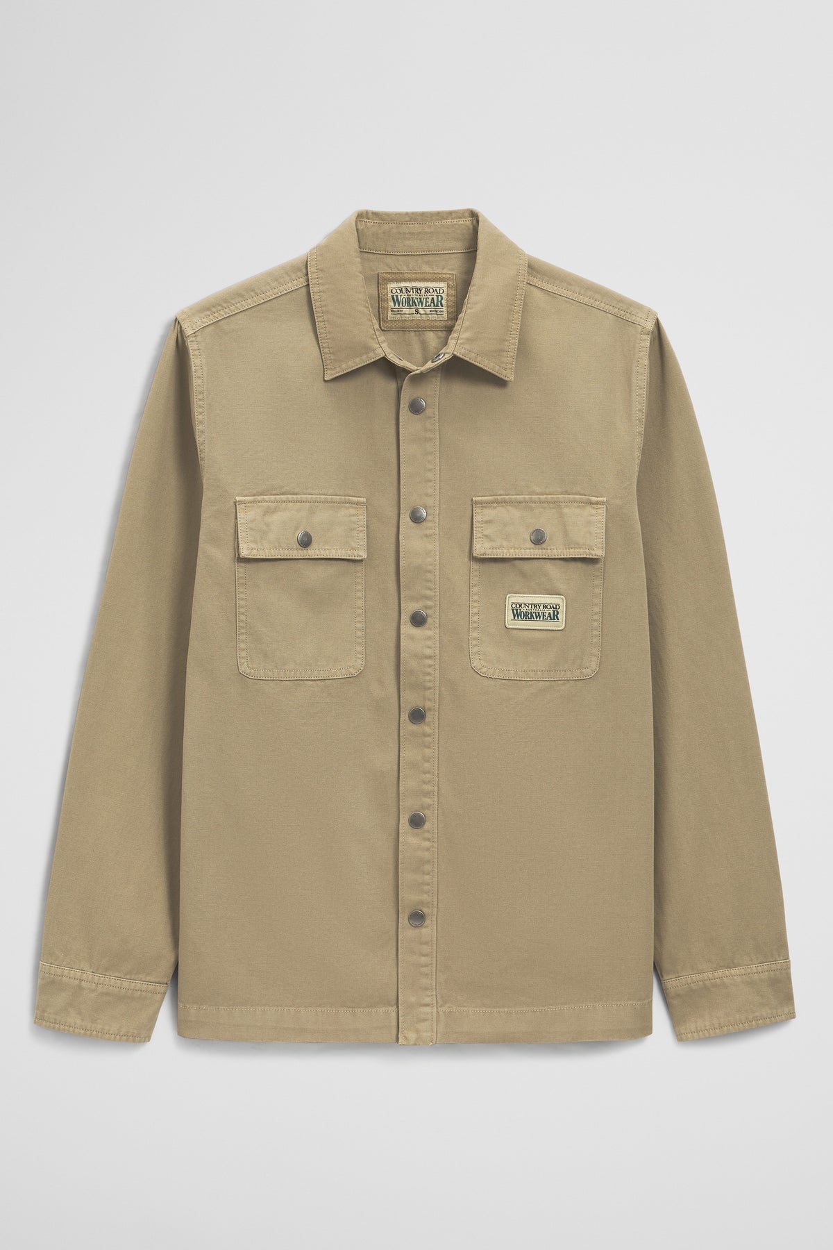 Garment Dyed Workwear Canvas Overshirt