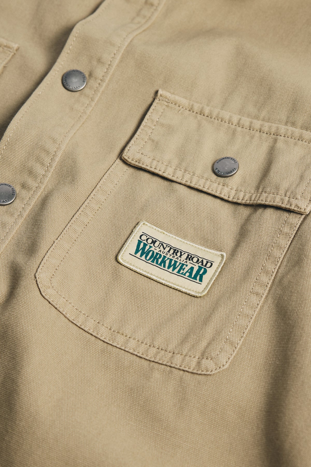 Garment Dyed Workwear Canvas Overshirt