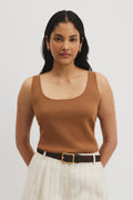 Scoop Neck Knit Tank