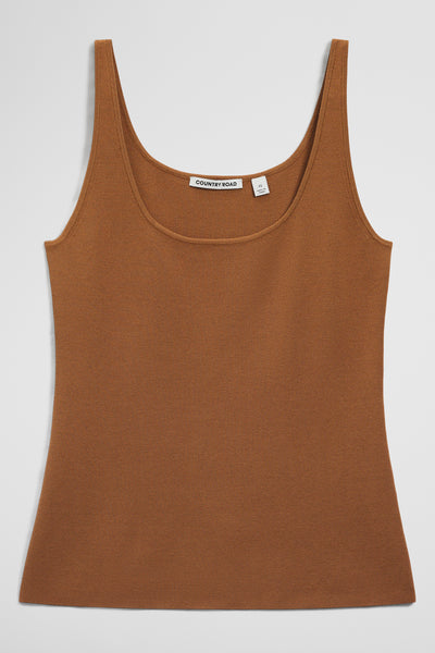Scoop Neck Knit Tank