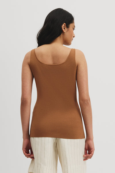 Scoop Neck Knit Tank