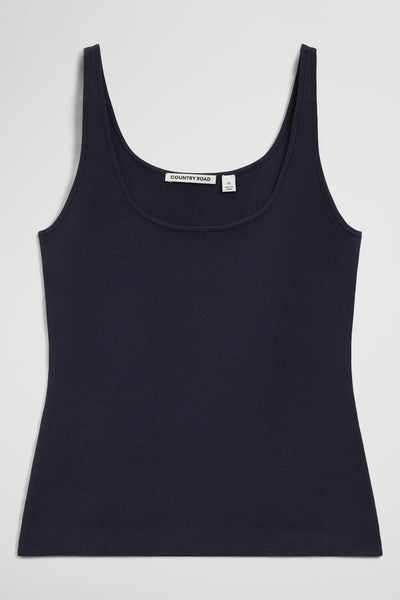 Scoop Neck Knit Tank