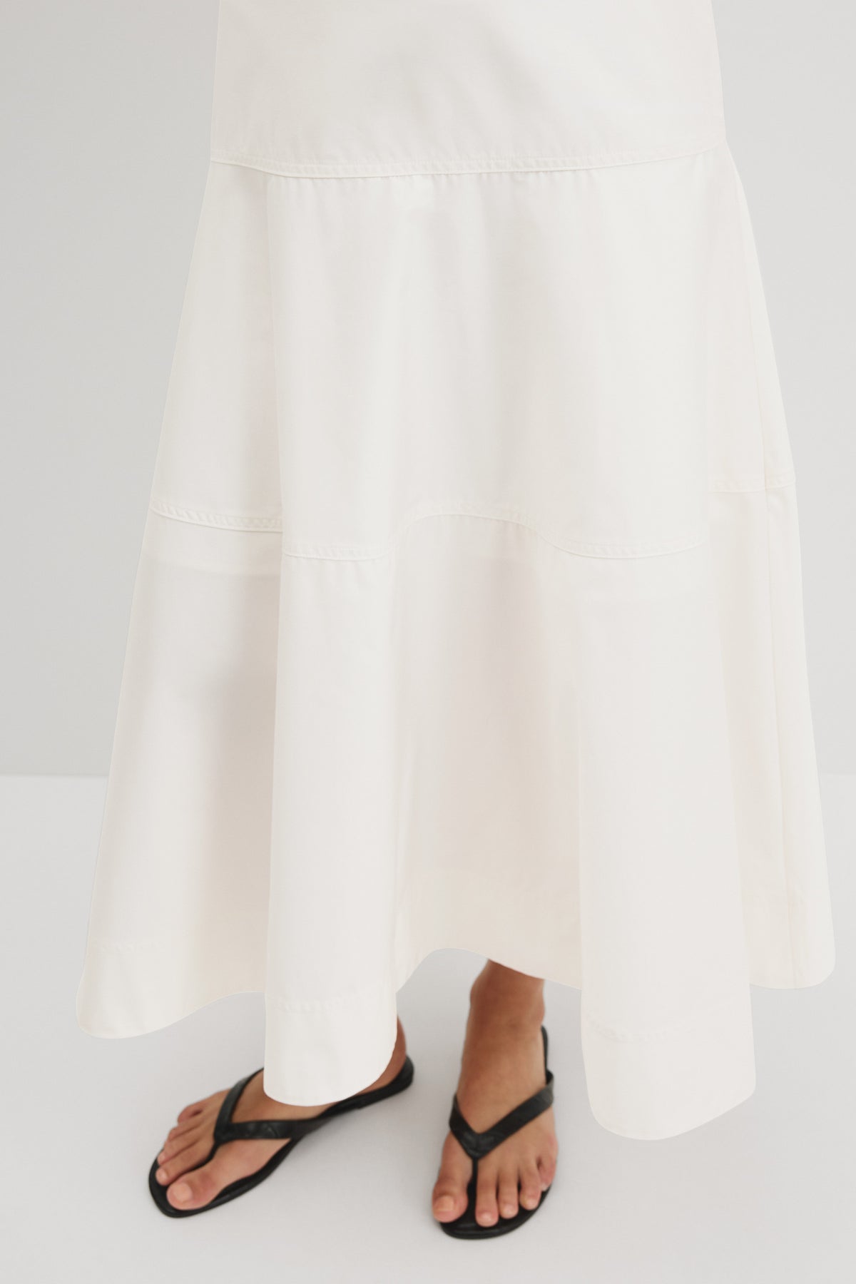 Panelled Midi Skirt
