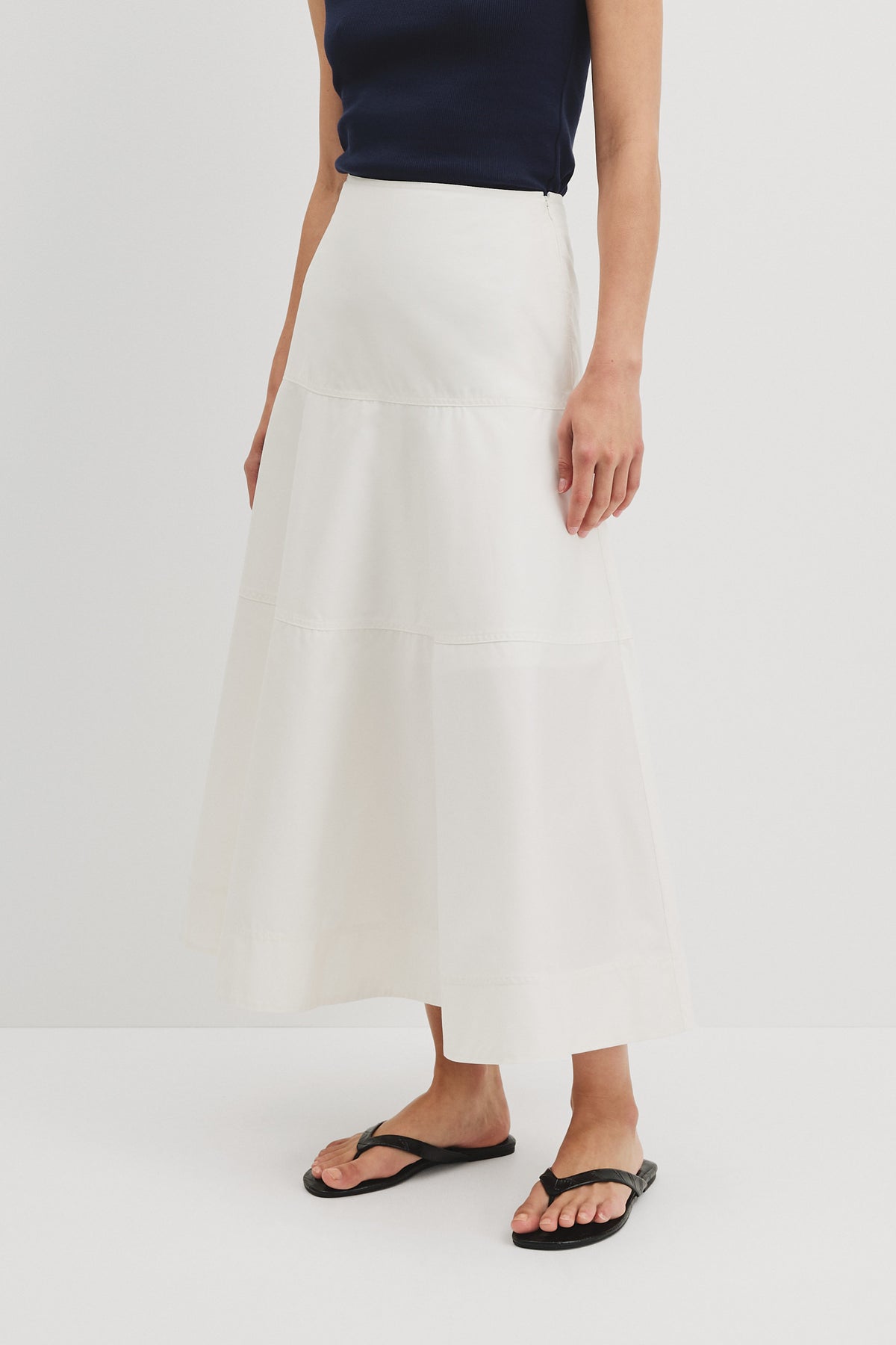 Panelled Midi Skirt