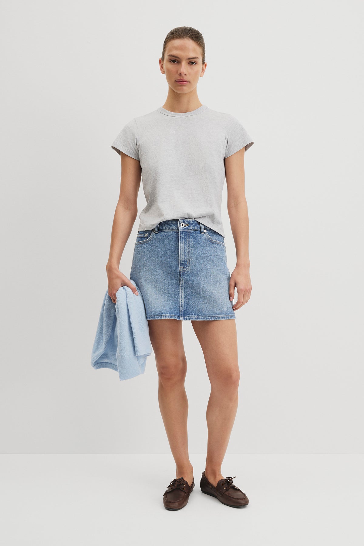 Denim Mini Skirt