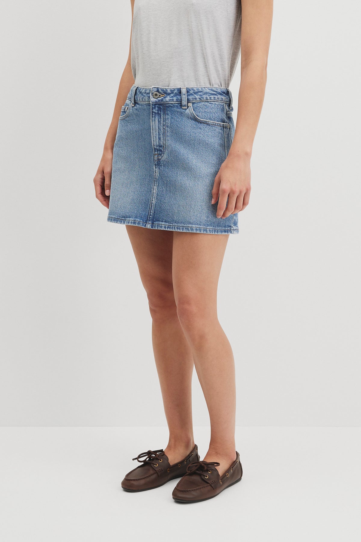 Denim Mini Skirt