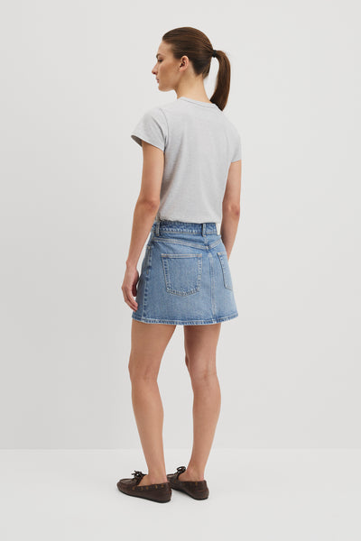 Denim Mini Skirt