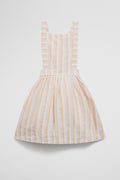 Sleeveless Linen Pinafore Dress