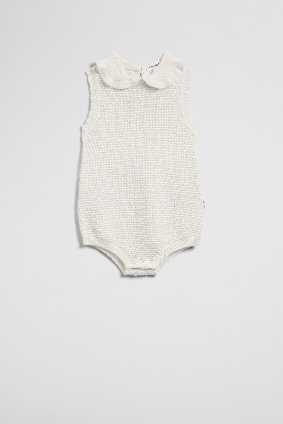 Australian Cotton Sleeveless Crochet Romper