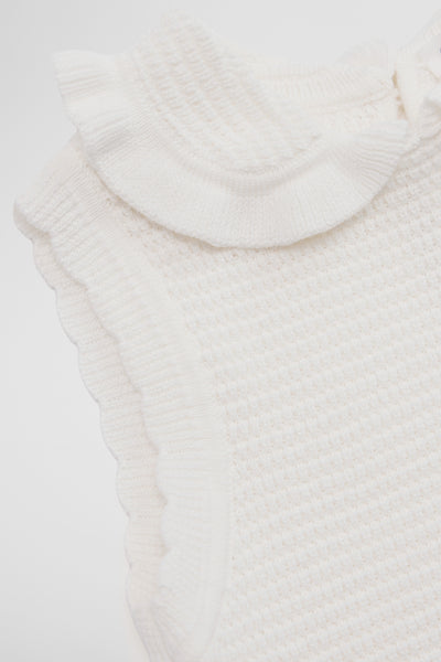 Australian Cotton Sleeveless Crochet Romper