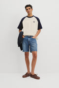 Relaxed Denim Short