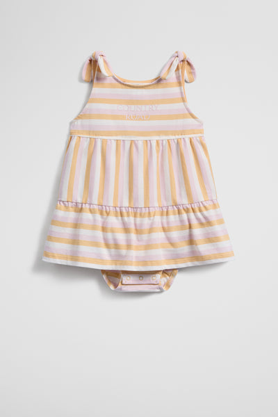 Sleeveless Print Romper Dress