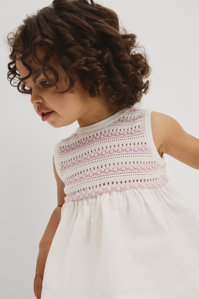 Australian Cotton Sleeveless Crochet Set