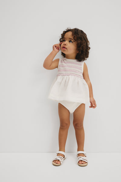 Australian Cotton Sleeveless Crochet Set