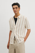 Cot Strap Knit Shirt