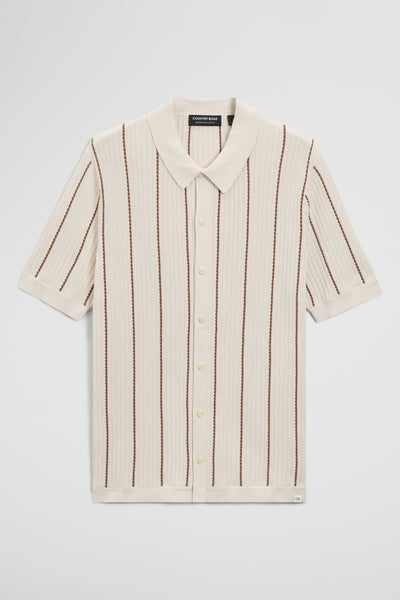 Australian Cotton Stripe Knit Shirt