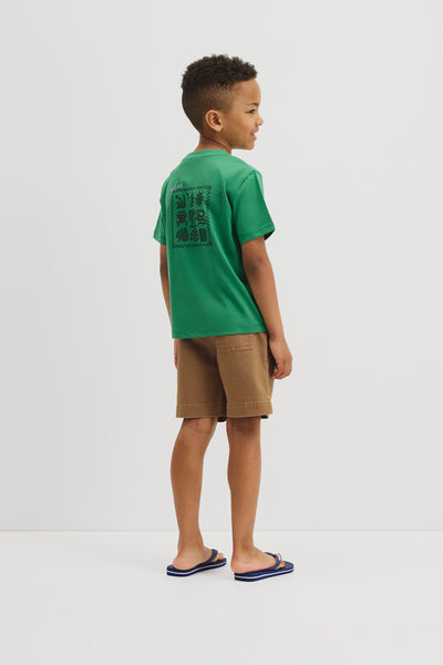 Relaxed Short Sleeve Jungle Print T-Shirt