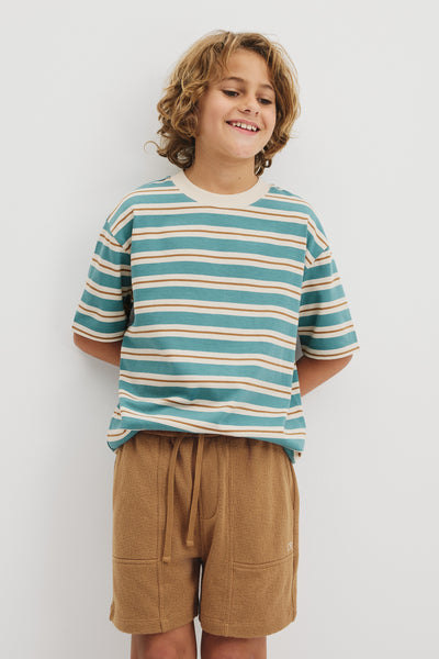 Relaxed Stripe Short Sleeve T-Shirt