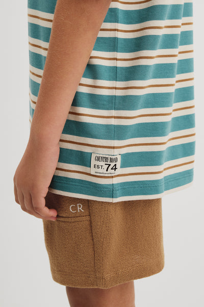 Relaxed Stripe Short Sleeve T-Shirt