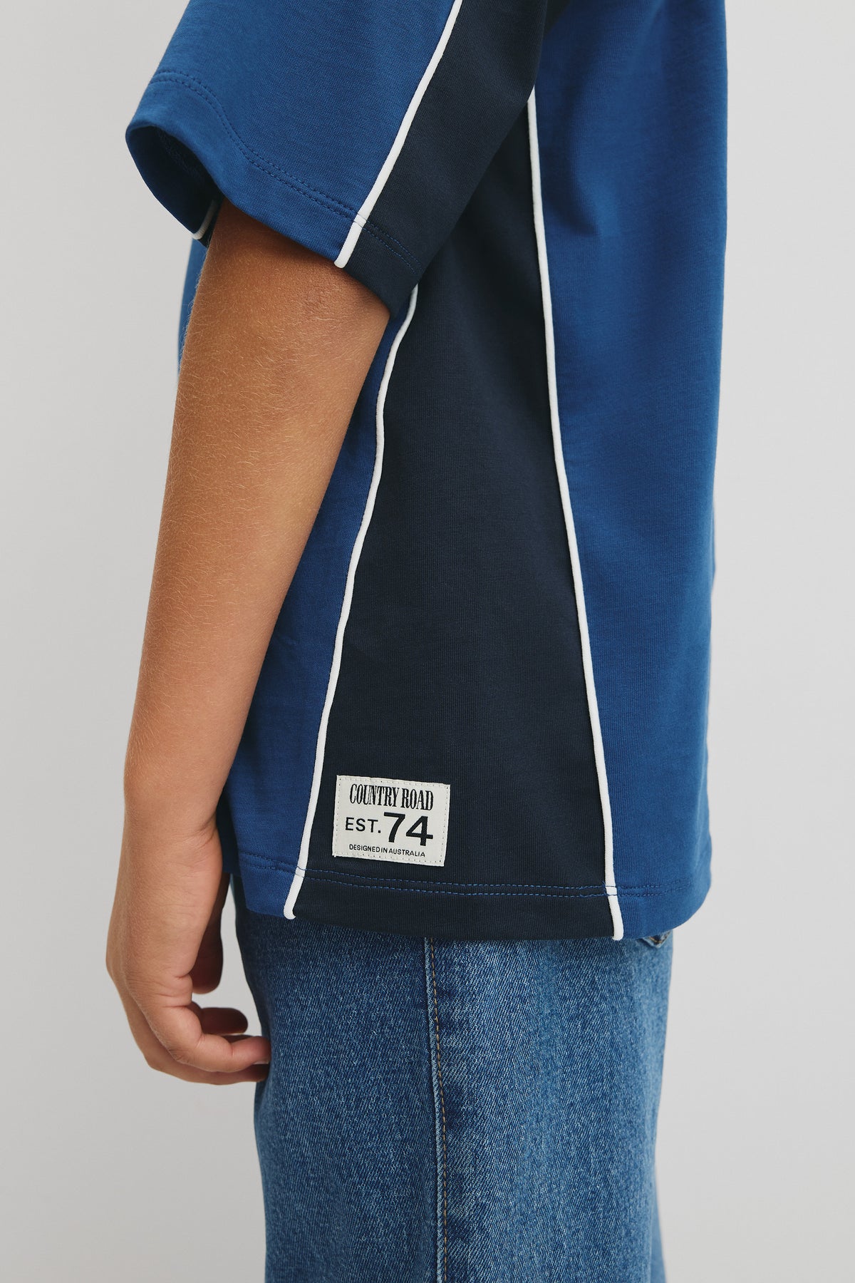 Teen Relaxed Fit Spliced T-Shirt