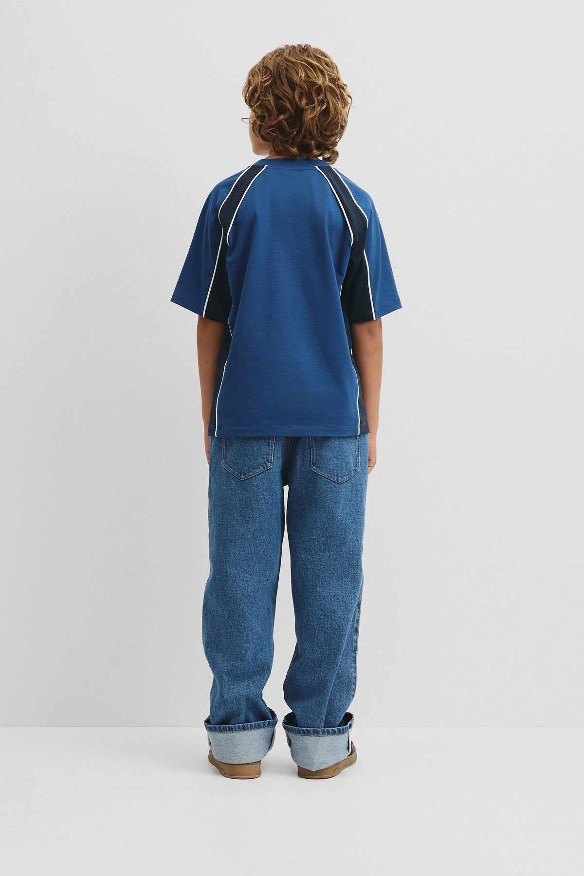 Teen Relaxed Fit Spliced T-Shirt