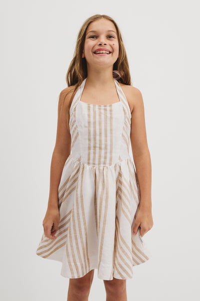 Sleeveless Halter Dress