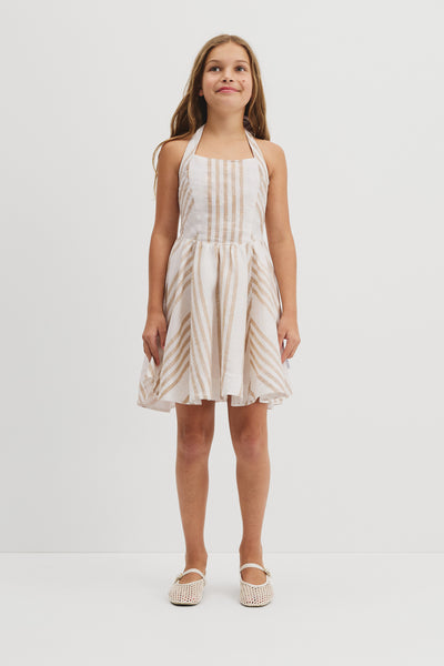 Sleeveless Halter Dress