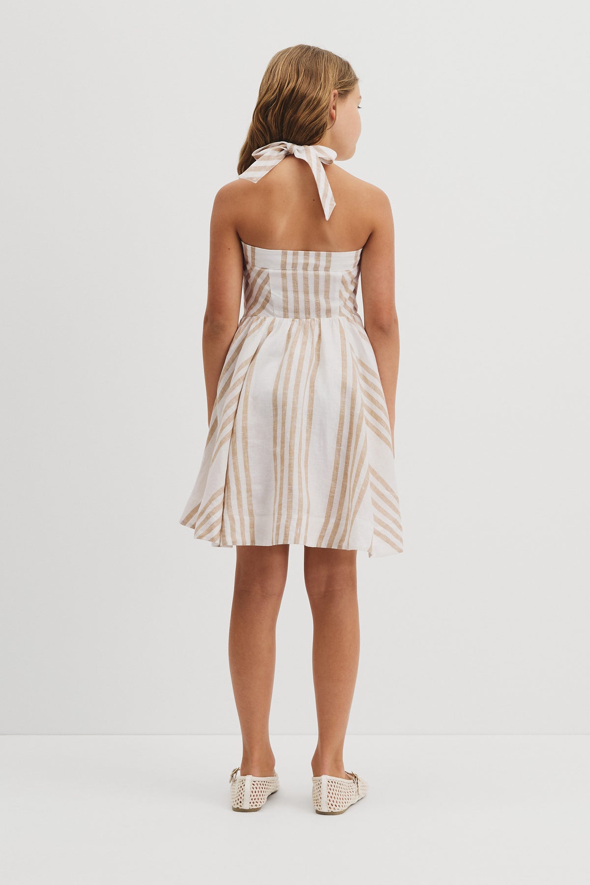 Sleeveless Halter Dress