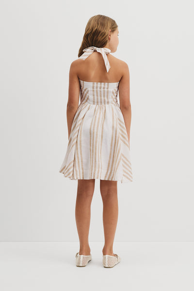 Sleeveless Halter Dress