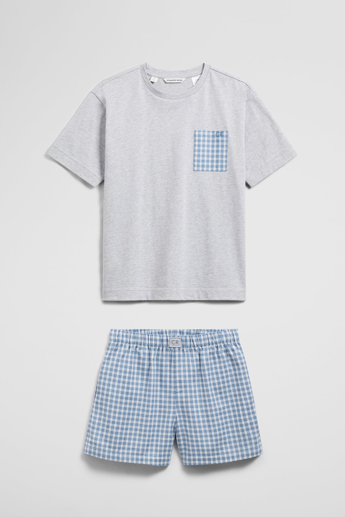 Teen Australian Cotton Short Sleeve Boxer Pyjama Set