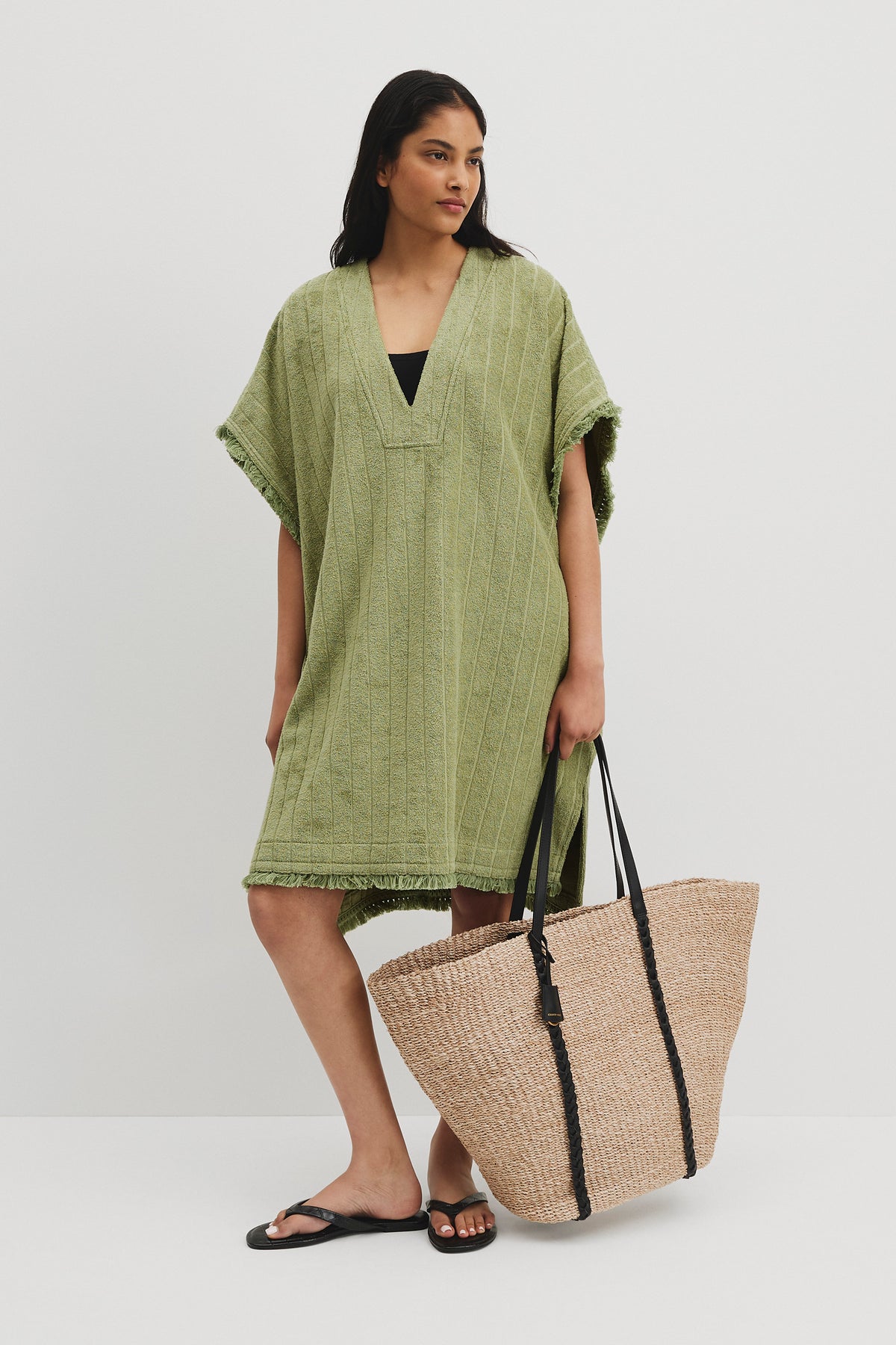 Terry Fringe Kaftan