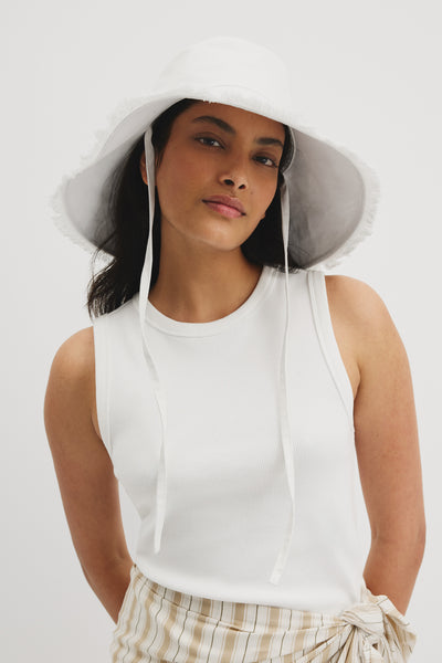 Australian Cotton Fringe Bucket Hat