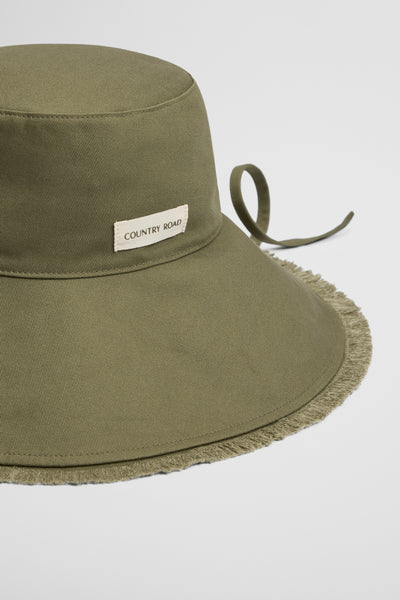 Australian Cotton Fringe Bucket Hat