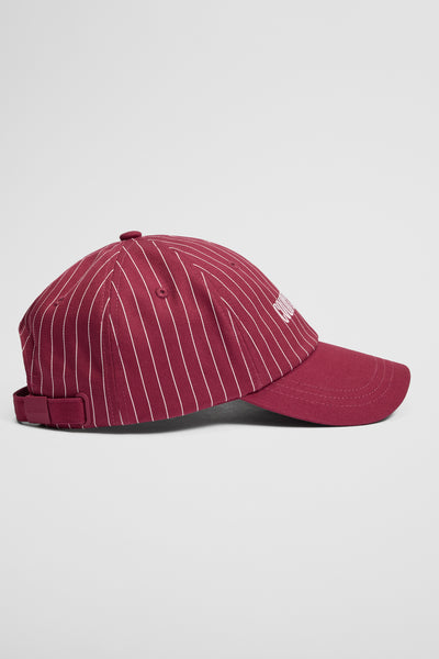 Australian Cotton Pinstripe Contrast Cap