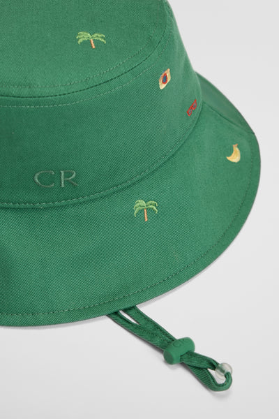 Australian Cotton Child Embroidered Bucket Hat