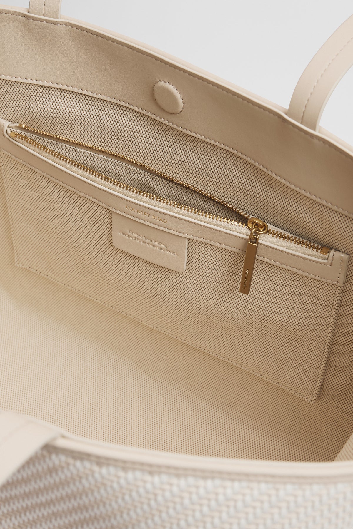 Olive Woven Tote