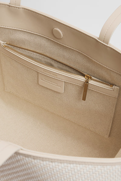 Olive Woven Tote